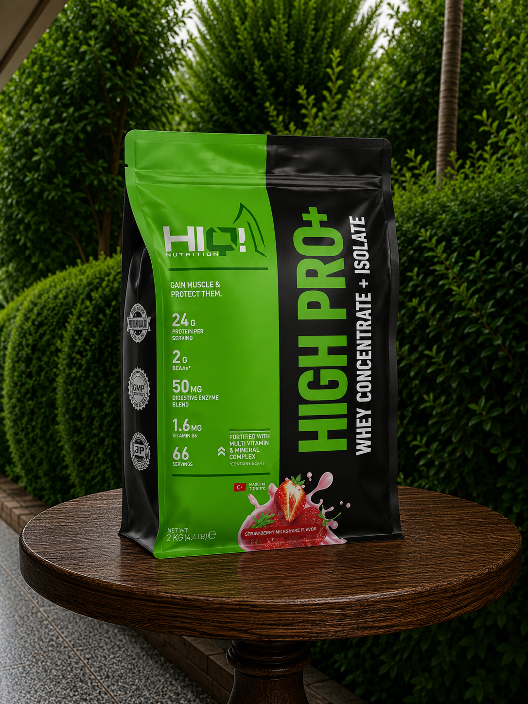 Whey Protein 66 Servis Strawberry Milkshake 2000g